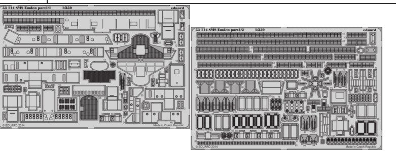 Eduard 53114 1/350 Ship- SMS Emden Pt.1 for RVL