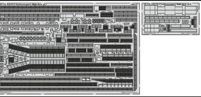 Eduard 53143 1/350 Ship- USS CV5 Yorktown Flight Deck Pt.4 for Merit