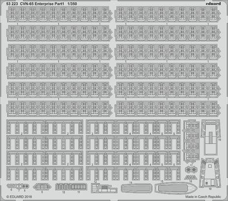 Eduard 53223 1/350 Ship- CVN65 Enterprise Pt.1 for TAM