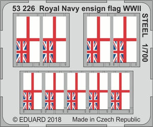 Eduard 53226 1/700 Ship- WWII Royal Navy Ensign Flag Steel (Painted)