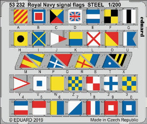 Eduard 53232 1/200 Ship- Royal Navy Signal Flags Steel (Painted) (D)