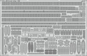 Eduard 53243 1/350 Ship- HMS Cornwall Railings for TSM (D)