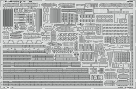 Eduard 53258 1/350 Ship- HMS Dreadnought for TSM