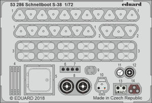 Eduard 53286 1/72 Ship- Schnellboot S38 for FOH (Painted)