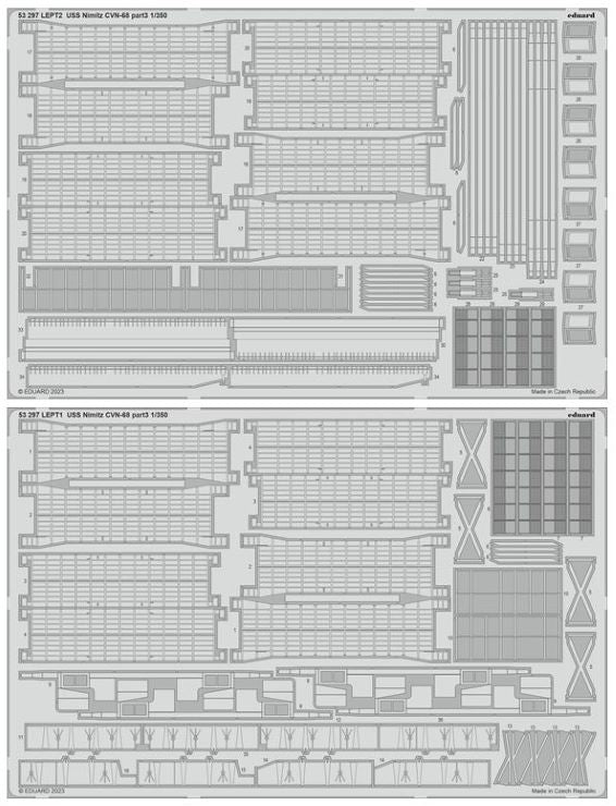 Eduard 53297 1/350 Ship- USS Nimitz CVN68 Part 3 for TSM