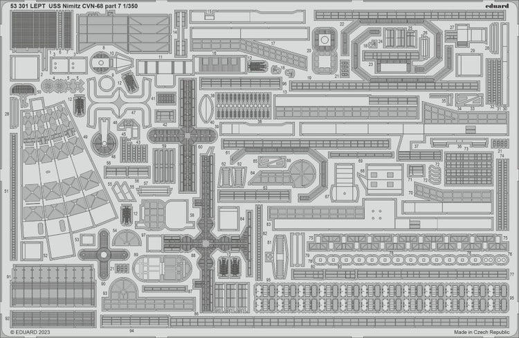 Eduard 53301 1/350 Ship- USS Nimitz CVN68 Part 7 for TSM