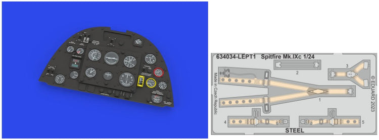 Eduard 634034 1/24 Aircraft- Spitfire Mk IXc LooK for ARX (Photo-Etch & Resin)