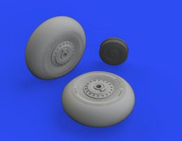 Eduard 648656 1/48 Aircraft- Lancaster B Mk I Wheels for HKM (Mask & Resin)