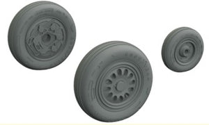 Eduard 648708 1/48 Aircraft- F16 Wheels Late for TAM (Resin)