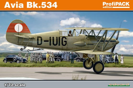 Eduard 70105 1/72 Avia Bk534 Aircraft (Prof-Pack Plastic Kit) (D)