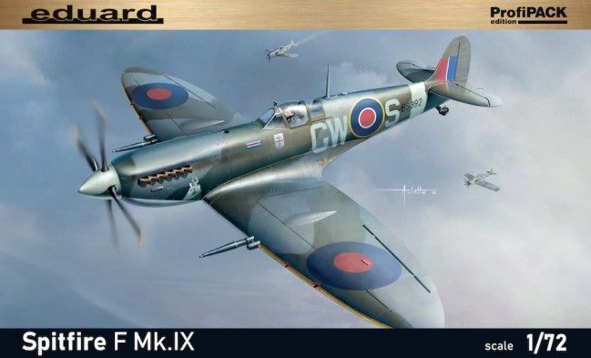 Eduard 70122 1/72 Spitfire F Mk IX British Fighter (Profi-Pack Plastic Kit)