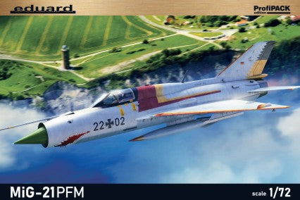 Eduard 70144 1/72 MiG21PFM Soviet Cold War Fighter (Profi-Pack Plastic Kit)