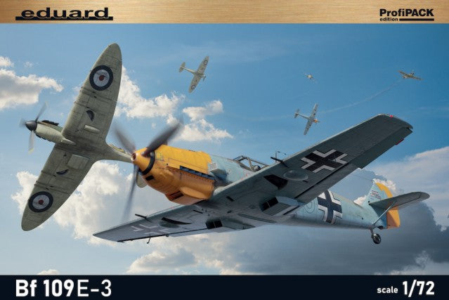 Eduard 7032 1/72 WWII Bf109E3 German Fighter (Profi-Pack Plastic Kit)