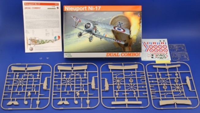 Eduard 7071 1/72 Nieuport Ni17 BiPlane Dual Combo (Ltd Edition Plastic Kit)