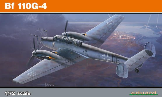 Eduard 7094 1/72 Bf110G4 Fighter (Profi-Pack Plastic Kit)