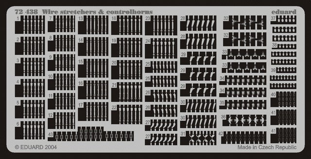 Eduard 72438 1/72 Aircraft- Wire Stretchers & Control Horns