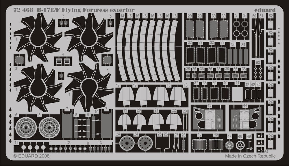 Eduard 72468 1/72 Aircraft- B17E/F Exterior for ACY