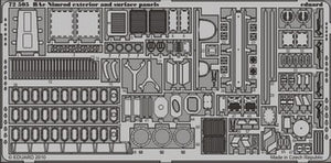 Eduard 72505 1/72 Aircraft- BAe Nimrod Exterior & Surface Panels for ARX (D) 