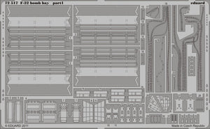 Eduard 72517 1/72 Aircraft- F22 Bomb Bay for FJM(D)