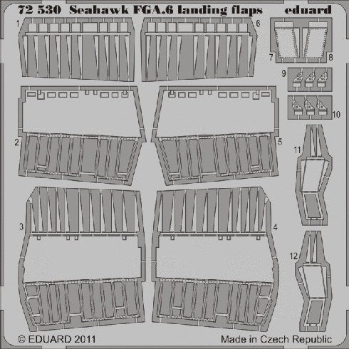 Eduard 72530 1/72 Aircraft- Seahawk FGA6 Landing Flaps for HBO(D)