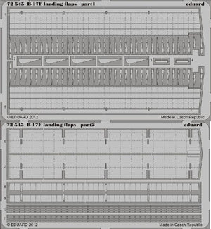 Eduard 72545 1/72 Aircraft- B17F Landing Flaps for RVL (D)