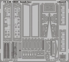 Eduard 72548 1/72 Aircraft- SB2C Bomb Bay for DML(D)