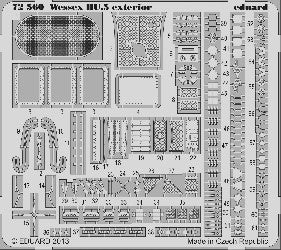 Eduard 72560 1/72 Aircraft- Wessex HU5 Exterior for ITA(D)