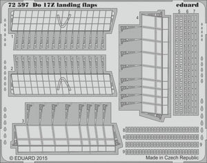 Eduard 72597 1/72 Aircraft- Do17Z Landing Flaps for ARX (D)