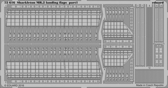 Eduard 72616 1/72 Aircraft- Shackleton MR2 Landing Flaps for ARX (D)