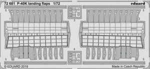 Eduard 72681 1/72 Aircraft- P40K Landing Flaps for SHY(D)