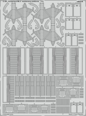 Eduard 72691 1/72 Aircraft- Sunderland Mk V Maintenance Platform for SHY(D)