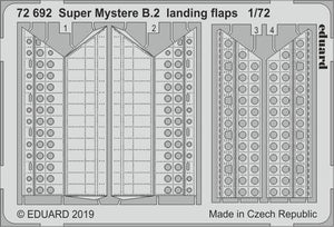 Eduard 72692 1/72 Aircraft- Super Mystere B2 Landing Flaps for SHY(D)