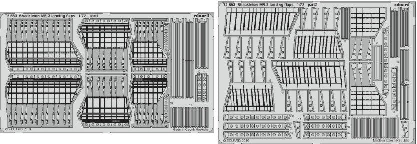 Eduard 72693 1/72 Aircraft- Shackleton MR3 Landing Flaps for RVL(D)