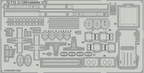 Eduard 72713 1/72 Aircraft- C130H Exterior for ZVE (D)