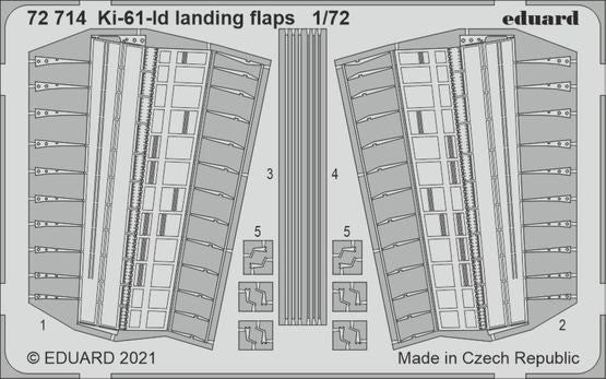 Eduard 72714 1/72 Aircraft- Ki61Id Landing Flaps for TAM (D)