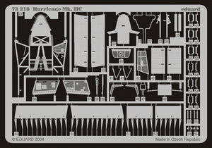 Eduard 73218 1/72 Aircraft- Hurricane Mk IIc for RVL (Painted)(D)