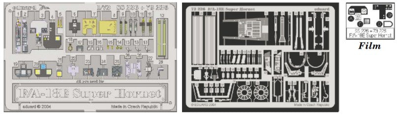 Eduard 73226 1/72 Aircraft- F18E Super Hornet for HSG (Painted)
