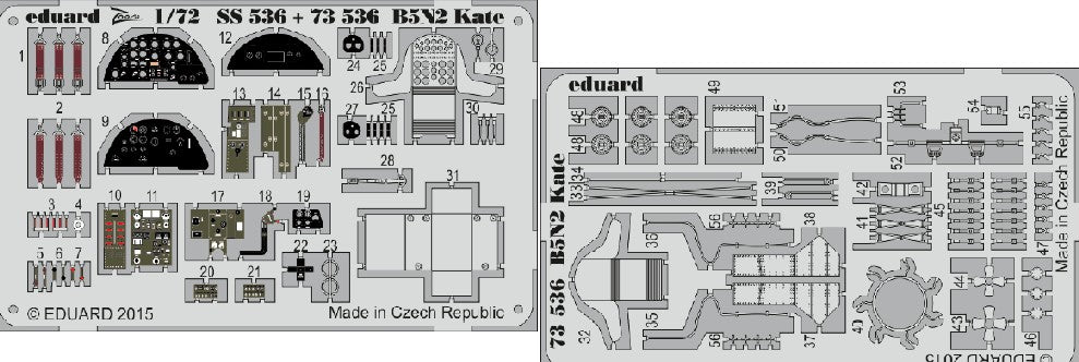 Eduard 73536 1/72 Aircraft- B5N2 Kate for ARX (Painted)