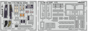 Eduard 73756 1/72 Aircraft- Ar234C for DML & Hobby 2000 (Painted)