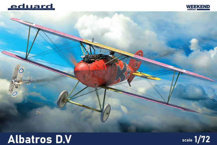 Eduard 7406 1/72 Albatros D V German BiPlane Fighter (Wkd Edition Plastic Kit)