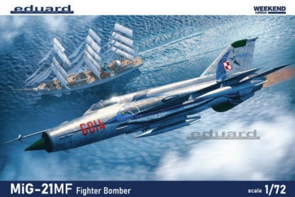 Eduard 7458 1/72 MiG21MF Fighter Bomber (Wkd Edition Plastic Kit)