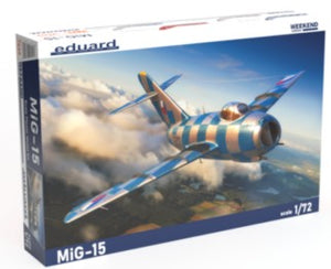 Eduard 7459 1/72 MiG15 Soviet Cold War Jet Fighter (Wkd Edition Plastic Kit)