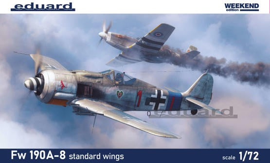 Eduard 7463 1/72 WWII Fw190A8 German Fighter (Wkd Edition Plastic Kit)