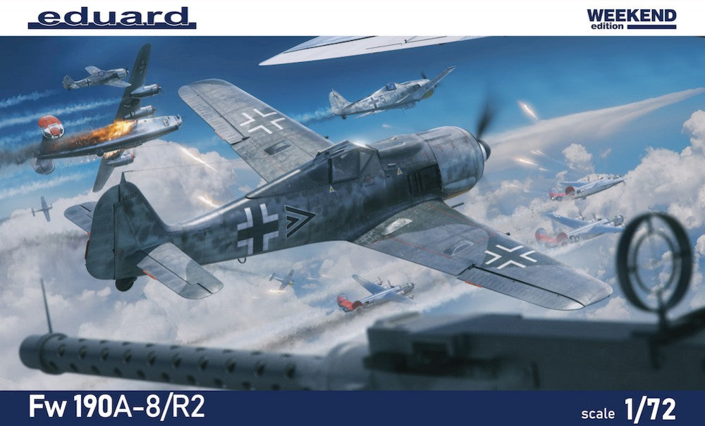 Eduard 7467 1/72 WWII Fw190A8/R2 German Fighter (Wkd Edition Plastic Kit)