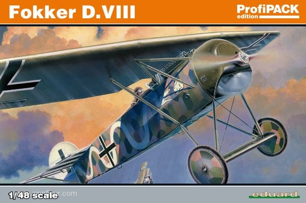 Eduard 8085 1/48 Fokker D VIII BiPlane (Profi-Pack Plastic Kit)