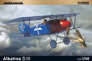 Eduard 8114 1/48 WWI Albatros D III German BiPlane Fighter (Profi-Pack Plastic Kit)