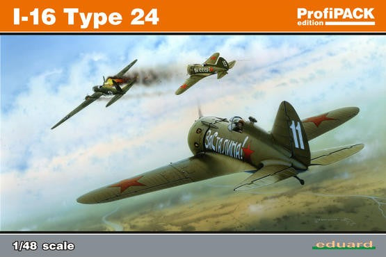 Eduard 8149 1/48 Polikarpov I16 Type 24 Fighter (Profi-Pack Plastic Kit)