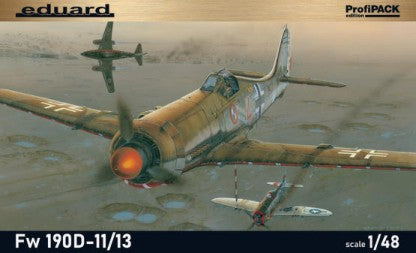 Eduard 8185 1/48 WWII Fw190D11/13 German Fighter (Profi-Pack Plastic Kit)