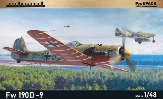 Eduard 8188 1/48 WWII Fw190D9 German Fighter (Profi-Pack Plastic Kit)