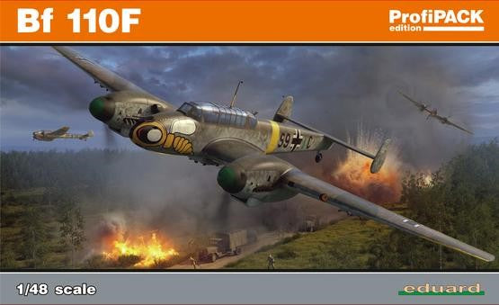 Eduard 8207 1/48 Bf110F Fighter (Profi-Pack Plastic Kit)